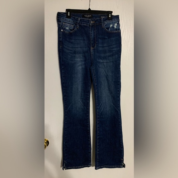 Judy Blue Dark Wash Slim Bootcut Jeans - Picture 3 of 8